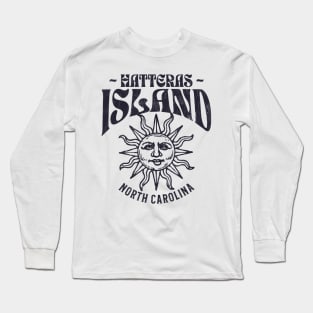 Hatteras Island, NC Summertime Vacationing Watchful Sun Long Sleeve T-Shirt